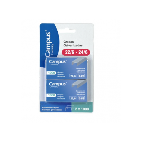 GRAPAS PLUS 22/6 - 24/6 BLÍSTER 2 CAJAS