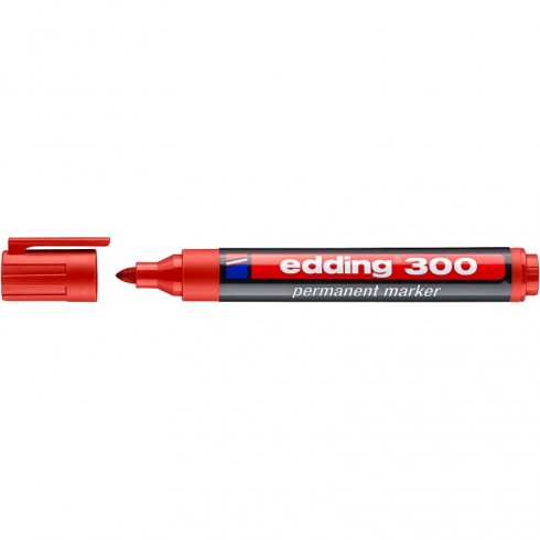 ROTULADOR EDDING 300 ROJO