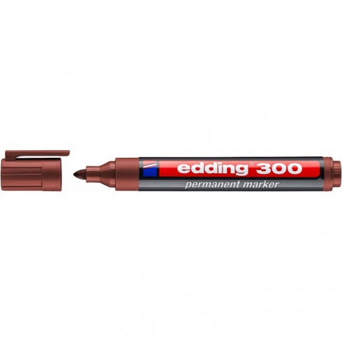 ROTULADOR EDDING 300 MARRÓN
