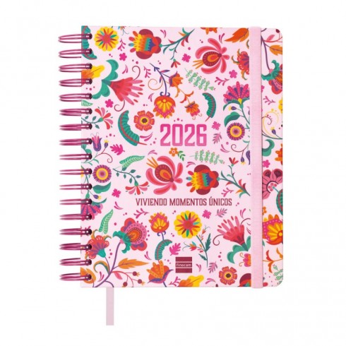 AGENDA FINOCAM 16 MESES VITAE 1/4  SV  HORIZ.ROSA 25-26