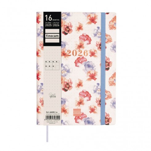 AGENDA FINOCAM DOTTED Y10 SV BLOOM 25-26
