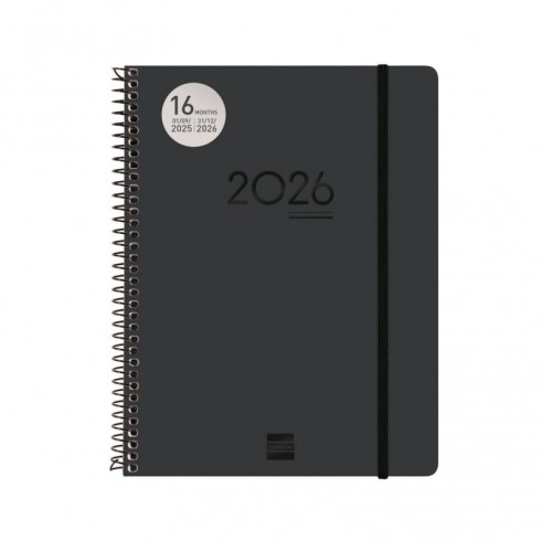 AGENDA FINOCAM IKON NEGRO E10 SV 25-26