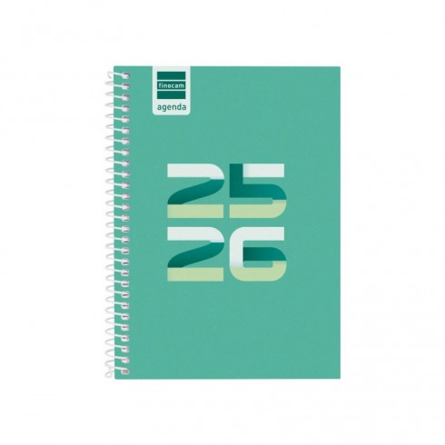 AGENDA FINOCAM COOL 1/8  SV HORIZ.VERDE 25-26