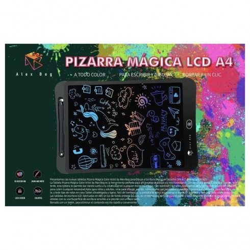 PIZARRA MAGICA LCD A4 COLOR