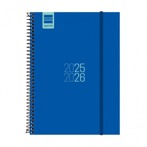 AGENDA FINOCAM ESPIRAL E10 SV AZUL 25-26