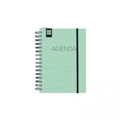 AGENDA FINOCAM INSTITUT 1/4  SV VERTICAL TURQUESA 25-26