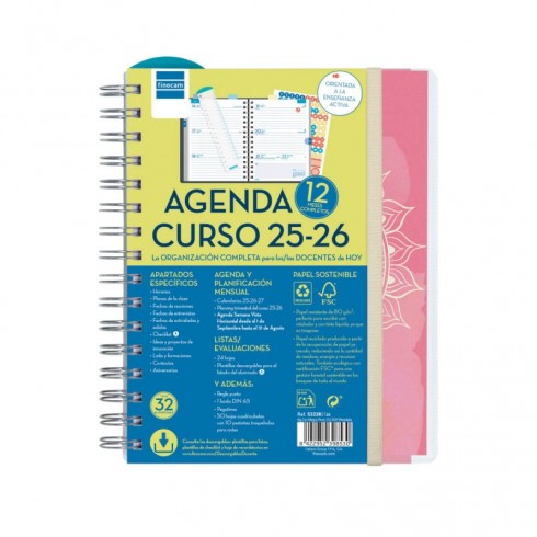AGENDA FINOCAM MAGISTRAL 1/4  SV MANDALA 25-26