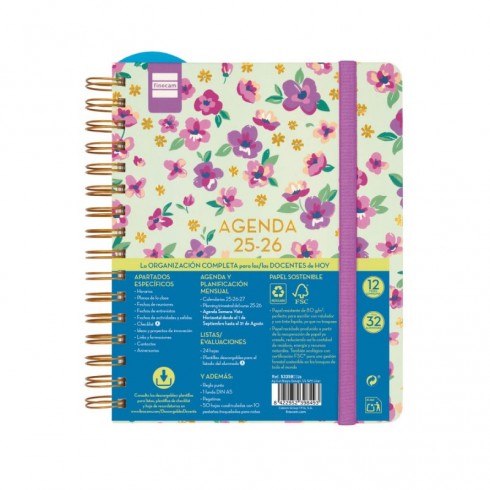 AGENDA FINOCAM MAGISTRAL 1/4  SV LILAC 25-26