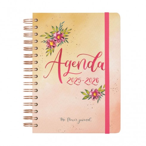 AGENDA FINOCAM FLOWER JOURNAL E10 1DP ROSA 25-26
