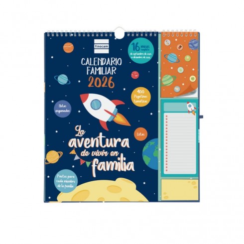 CALENDARIO FINOCAM PLUS FAMILIAR 16 MESES 25-26