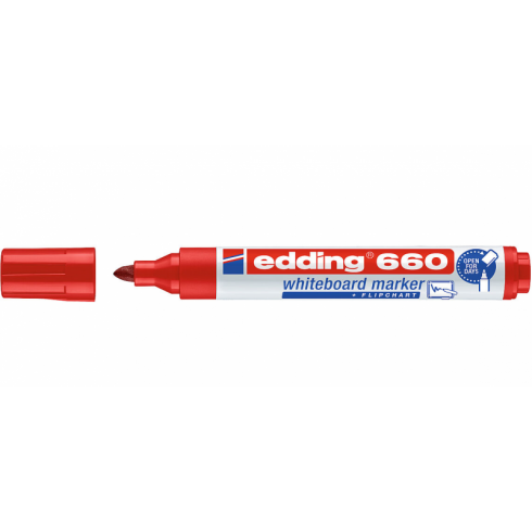ROTULADOR EDDING 660 PIZARRA ROJO