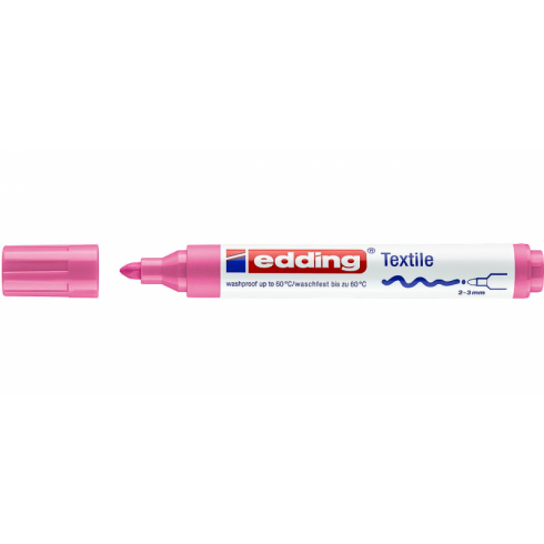 MARCADOR ROPA EDDING 4500 ROSA