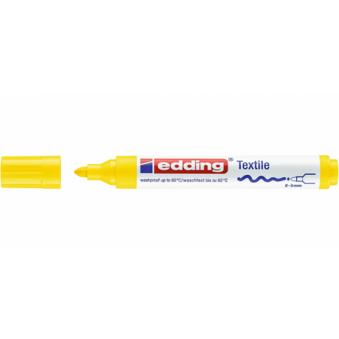 MARCADOR ROPA EDDING 4500 AMARILLO