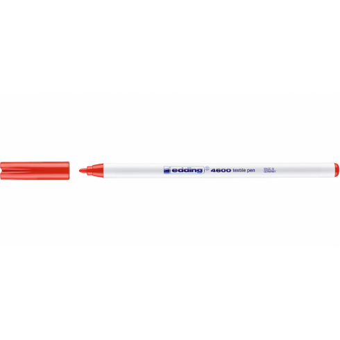 ROTULADOR ROPA EDDING 4600 ROJO