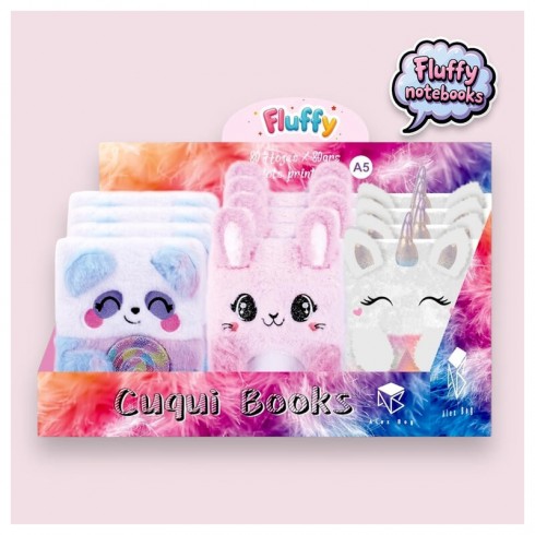 LIBRETAS FLUFFY PELUCHE 80 GRS.80 HOJAS