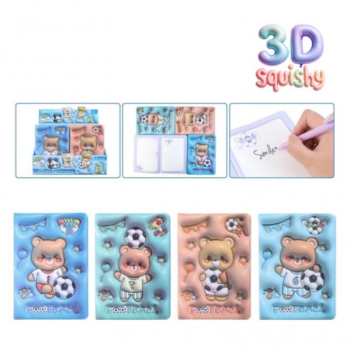LIBRETAS 3D FUTBOL AND BEAR