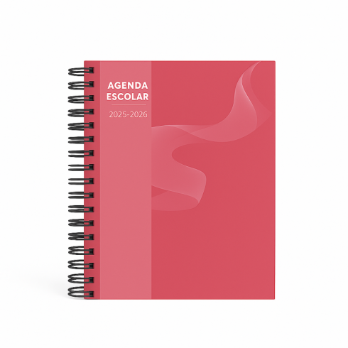AGENDA ESCOLAR MIMBEK 25/26 T.POLIPR. A5 1DP ROJO