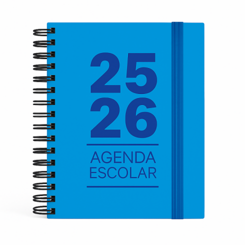 AGENDA ESCOLAR MIMBEK 25/26 TDURA A5 1DP AZUL