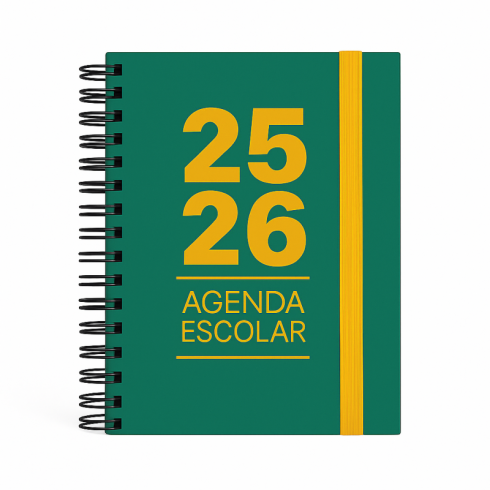 AGENDA ESCOLAR MIMBEK 25/26 TDURA A5 1DP VERDE