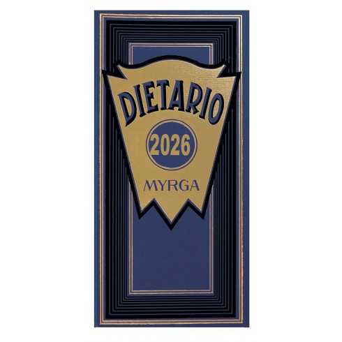 DIETARIO MYRGA 2 TERCIOS AZUL 2026 1DP