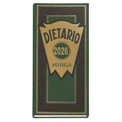 DIETARIO MYRGA 2 TERCIOS VERDE 2026 1DP