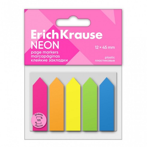 SEÑALIZADOR FLECHA 12X45 125H 5 COLOR NEÓN