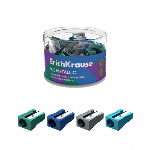 SACAPUNTAS PLASTICO ICE METALLIC  ERICHKRAUSE