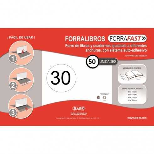 FORRALIBROS  SARO Nº30 (env.50 unid)