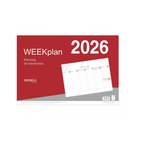 PLANNING MYRGA SOBREMESA 2026 REF.1580