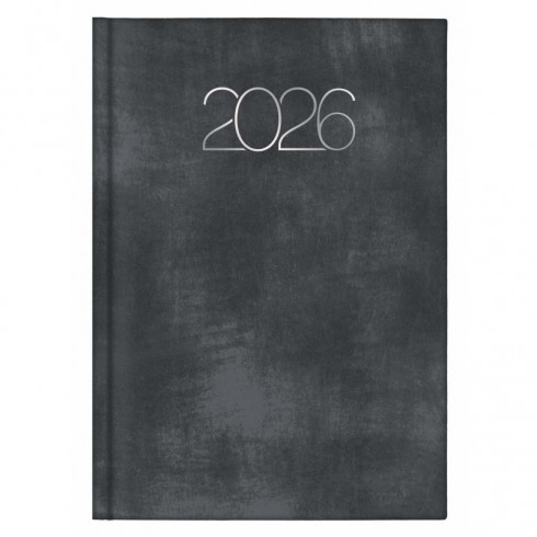 AGENDA 1DP 1/4 PREMIUM 584-GRIS 2026