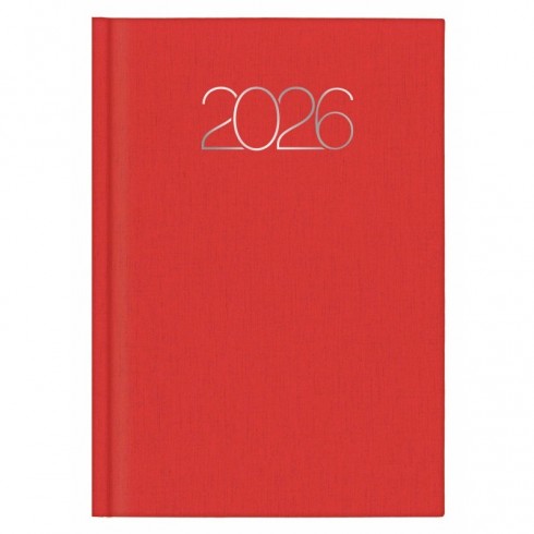 AGENDA 1DP 1/4 PREMIUM 808-ROJO 2026