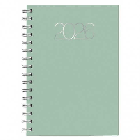 AGENDA 1DP 1/4 PREMIUM BASE WIRE´O B26-VERDE 2026