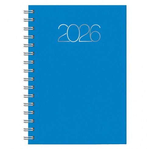 AGENDA 1DP 1/4 PREMIUM BASE WIRE´O B32-AZUL 2026