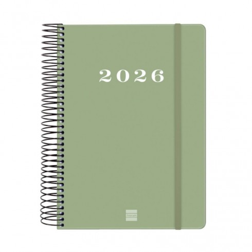 AGENDA ESPIRAL MY E10 155X212 1DP 2026 VERDE