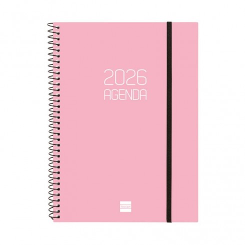 AGENDA OPAQUE E10 155x212 SVH 2026 ROSA