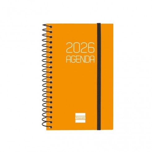 AGENDA OPAQUE E3 79X127 SV 2026 NARANJA