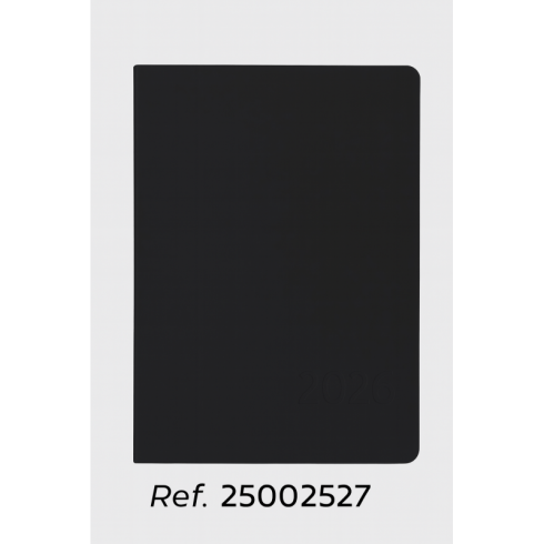 AGENDA BOSTON 14,5X21CM 21DZ NEGRA 2026
