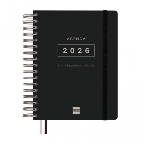 AGENDA TEMPUS 155x212 1DP 2026 NEGRO