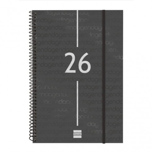 AGENDA YEAR E11 165x242 SV VERTICAL 2026 NEGRO