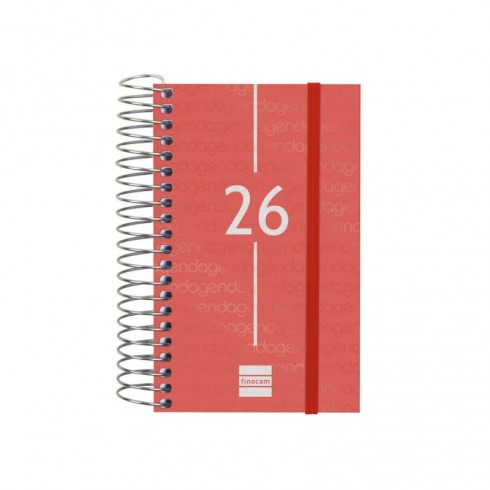 AGENDA YEAR E3 1DP 79x127 2026 ROJO