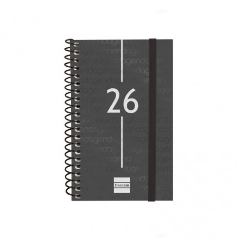 AGENDA YEAR E3 79X127 SV 2026 NEGRO