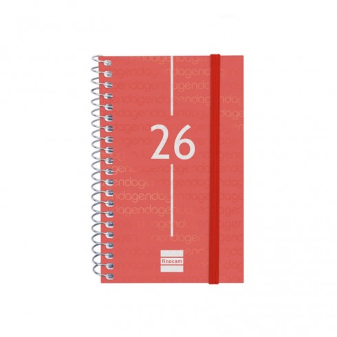 AGENDA YEAR E3 79X127 SV 2026 ROJO