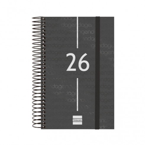 AGENDA YEAR E5 117x181 1DP 2026 NEGRO