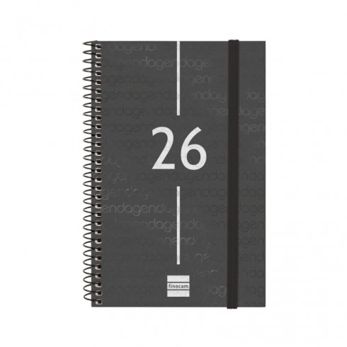 AGENDA YEAR E5 117x181 SV 2026 NEGRO