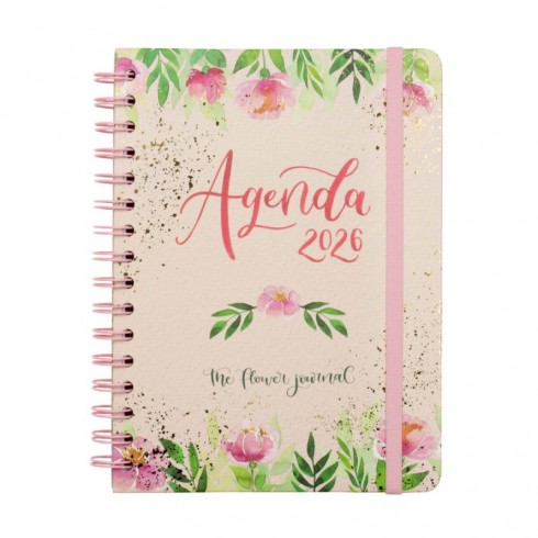 AGENDA THE FLOWER JOURNAL E10 S.VISTA 2026 ROSA