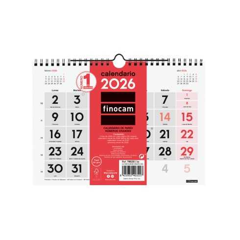 CALENDARIO PARED NºGRANDES L 430X310 2026