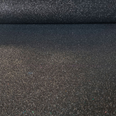 GOMA EVA 40X60 GLITTER NEGRO  (3 unid)