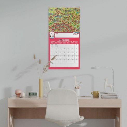 CALENDARIO 2026 30X30 DONDE ESTA WALLY?