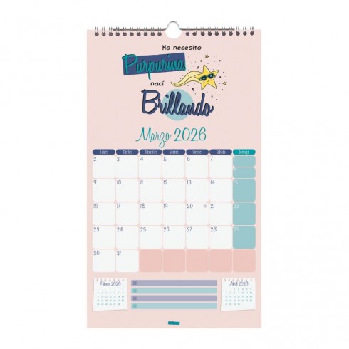 CALENDARIO PARED TALKUAL 210X360 2026