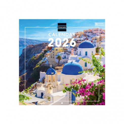 CALENDARIO PARED 30X30 2026 CHARMING INT